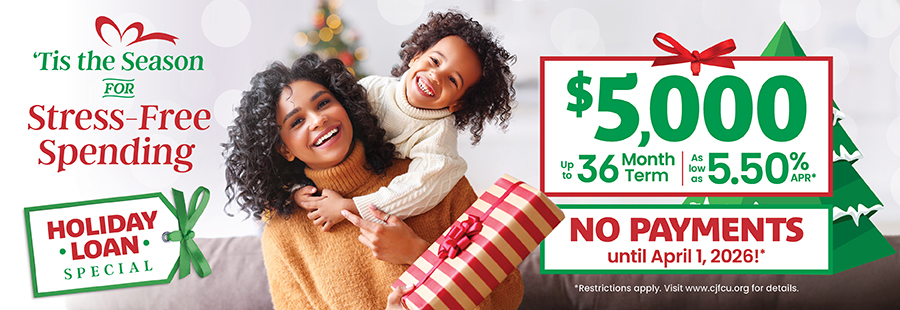 tis the season for stress free spending. holiday loan special