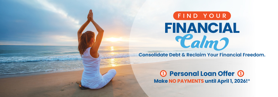 find your financial calm. consolidate debt and reclaim your financial freedom. Personal Loan Offer.