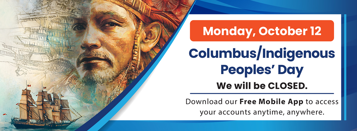 monday october 12, closed for columbus/indigenous peoples' day
